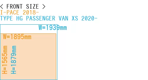 #I-PACE 2018- + TYPE HG PASSENGER VAN XS 2020-